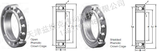 NHBB SSRI-1878SD502 力距管球軸承圖紙