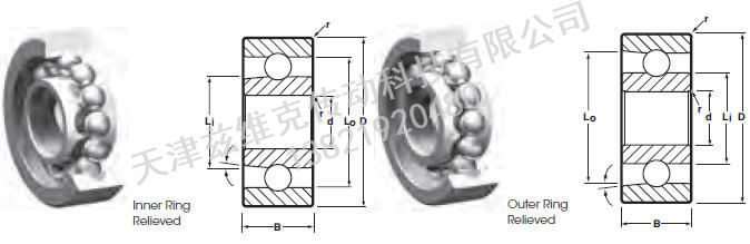NHBB SSMDRI-1212ZZF 角接觸球軸承圖紙